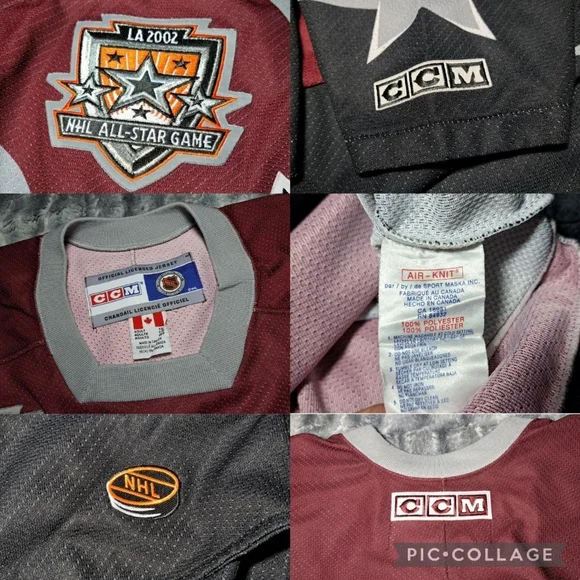 【レア】CCM LA 2002 NHL ALL-STAR GAME フリース 黒 Vintage 2002 NHL Authentic CCM All Star Game Jersey 48 \u2013 Select